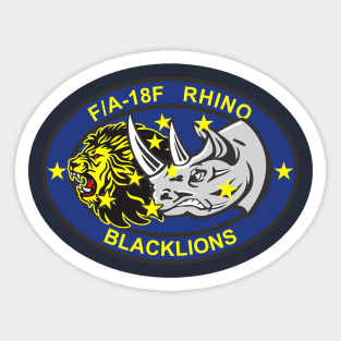 VFA-213 Blacklions - Rhino Sticker
